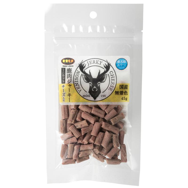 ［マルジョー＆ウエフク］鹿肉ジャーキーミニカット チーズ 45g