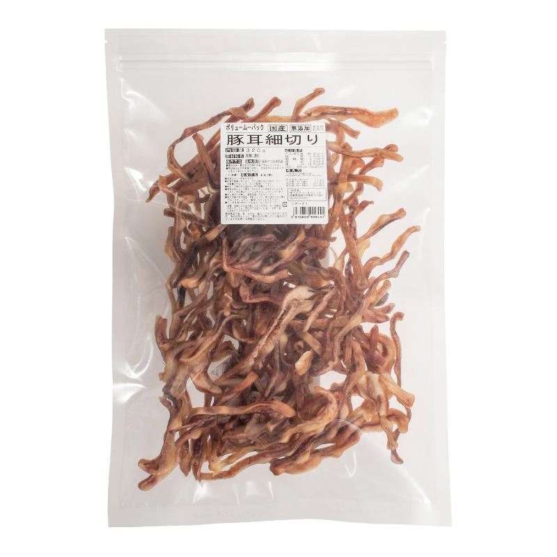 ［マルジョー＆ウエフク］ボリュームパック 豚耳細切り 320g