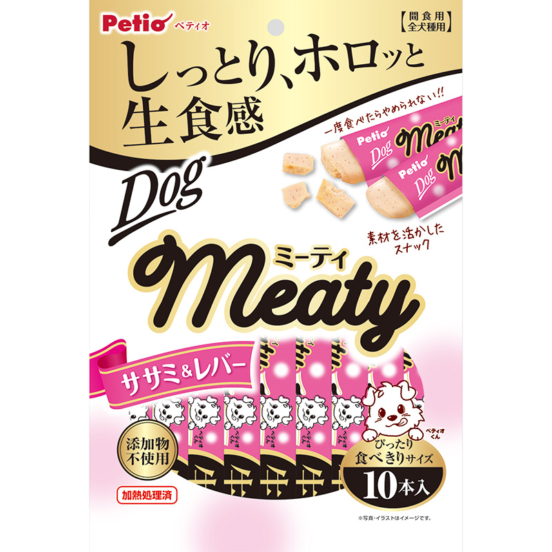 [ペティオ] Meaty ササミ＆レバー 10本入