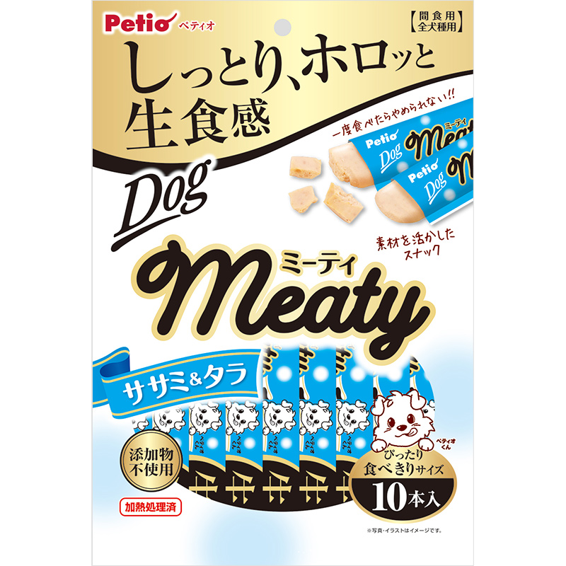[ペティオ] Meaty ササミ＆タラ 10本入