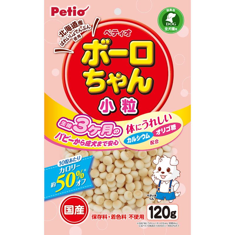 [ペティオ] 体にうれしい ボーロちゃん 小粒 120g　【メーカーフェア】