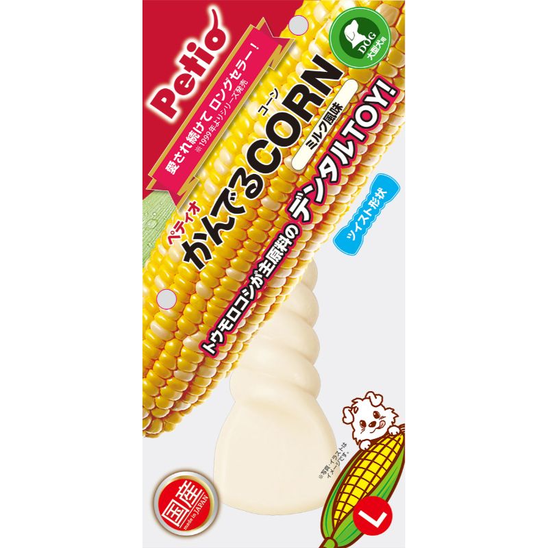 ［ペティオ］かんでるCORN ツイスト ミルク風味 L