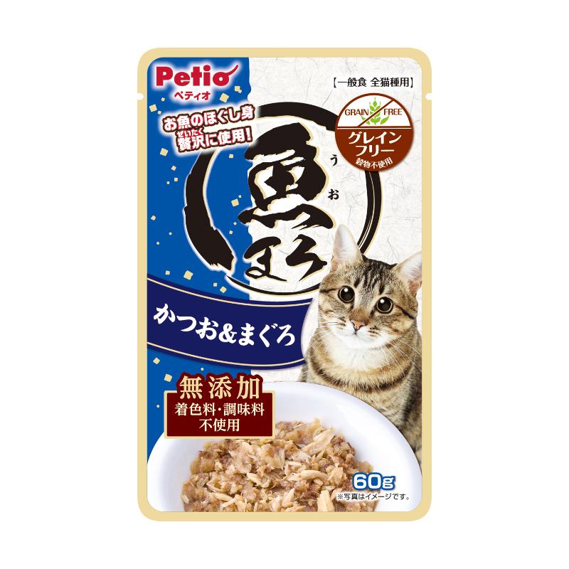［ペティオ］魚まろ かつお＆まぐろ 60g