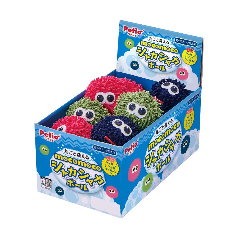 ［ペティオ］モコモコシャカシャカボール セットボックス 18個入／1ボックス（18個）