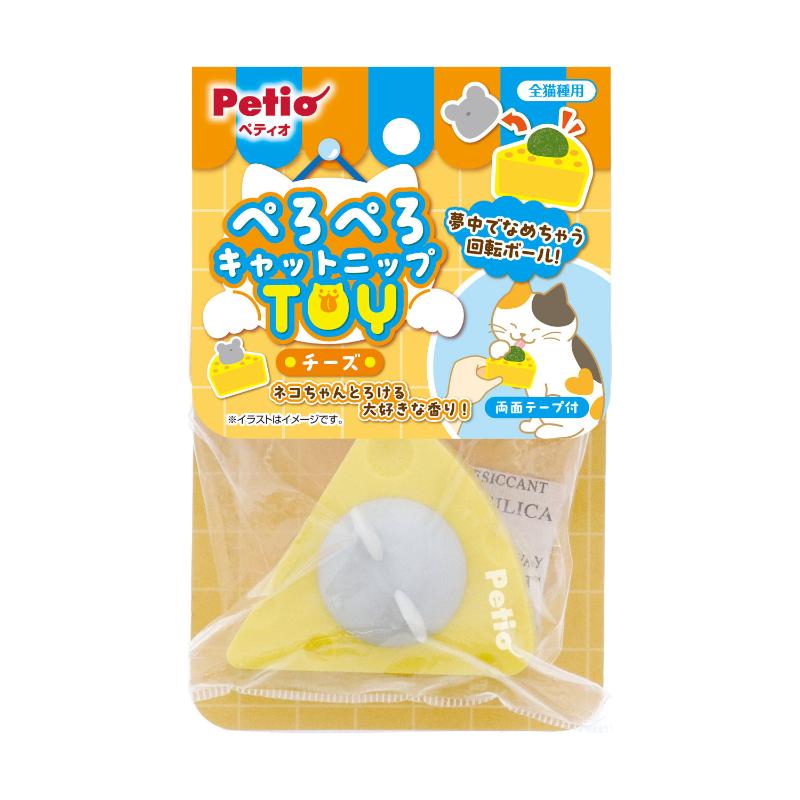 ［ペティオ］ぺろぺろキャットニップTOY  チーズ