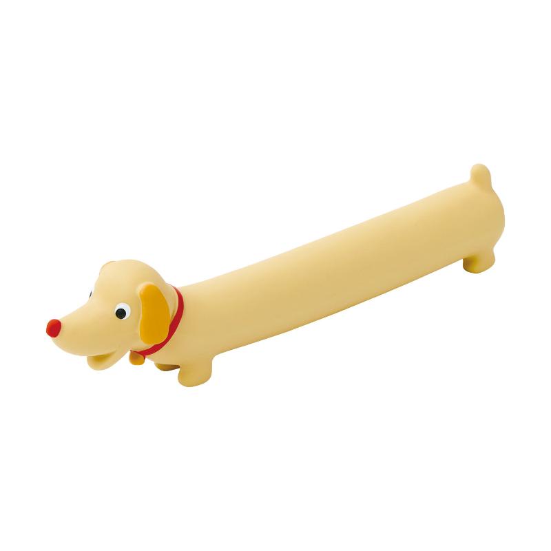 ［ペティオ］ながーいラテックスTOY クリームドッグ