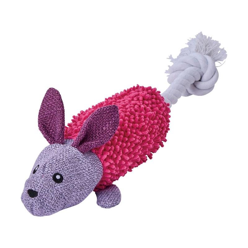 ［ペティオ］モコモコシャカシャカロープTOY ウサギ