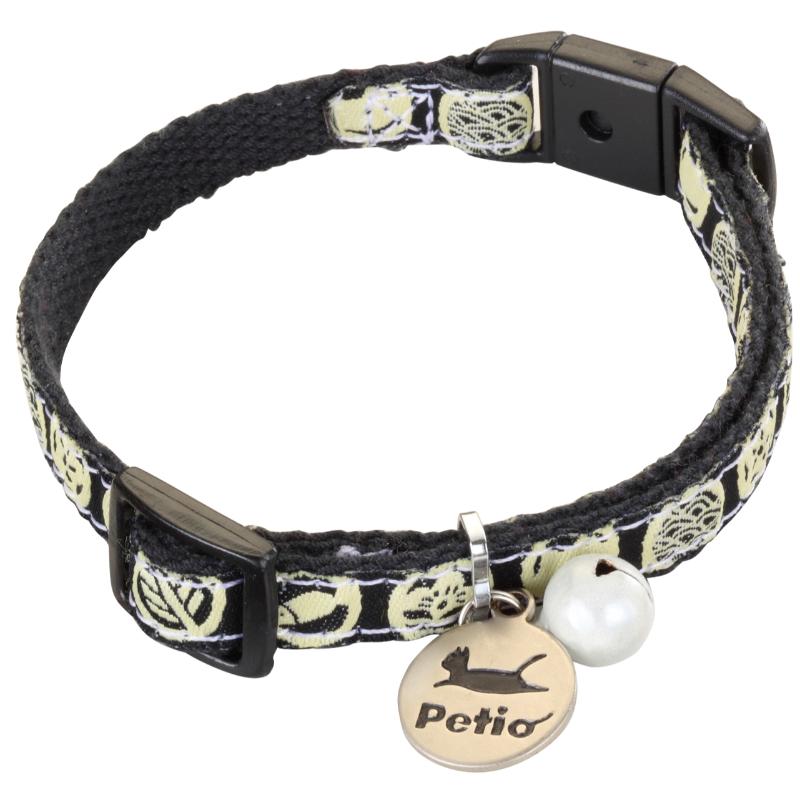 ［ペティオ］猫小町カラー 猫紋 ブラック