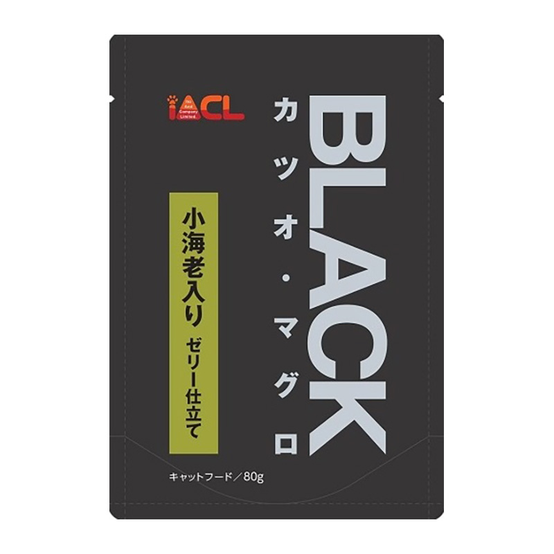 [イトウ＆カンパニー] BLACK カツオ・マグロ 小海老入り ゼリー仕立て 80g