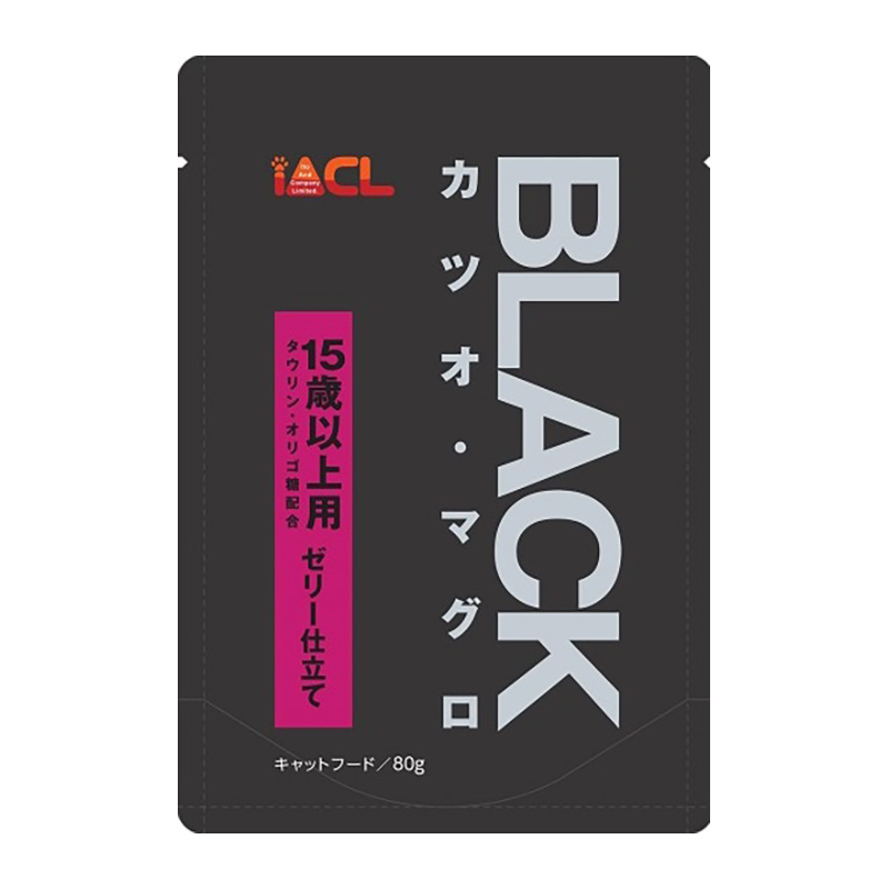 [イトウ＆カンパニー] BLACK カツオ・マグロ 15歳以上用 ゼリー仕立て 80g