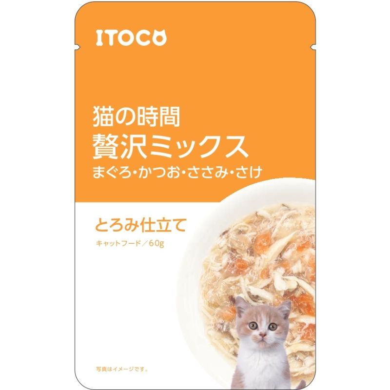 [イトウ＆カンパニー] 猫の時間 まぐろ・かつお・ささみ・さけ 60g