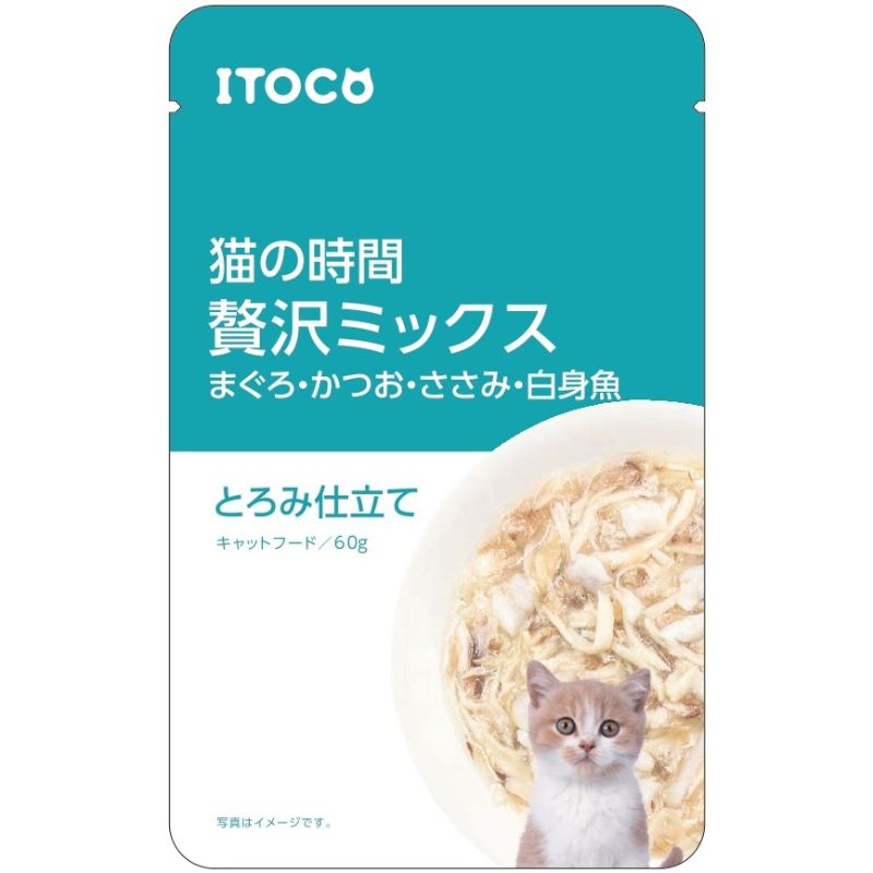 [イトウ＆カンパニー] 猫の時間 まぐろ・かつお・ささみ・白身魚 60g