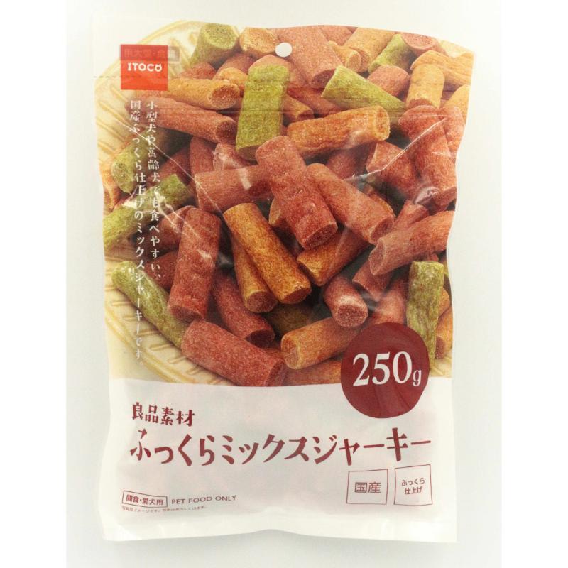 ［イトウ＆カンパニーリミテッド］良品素材 ふっくらミックスジャーキー 250g