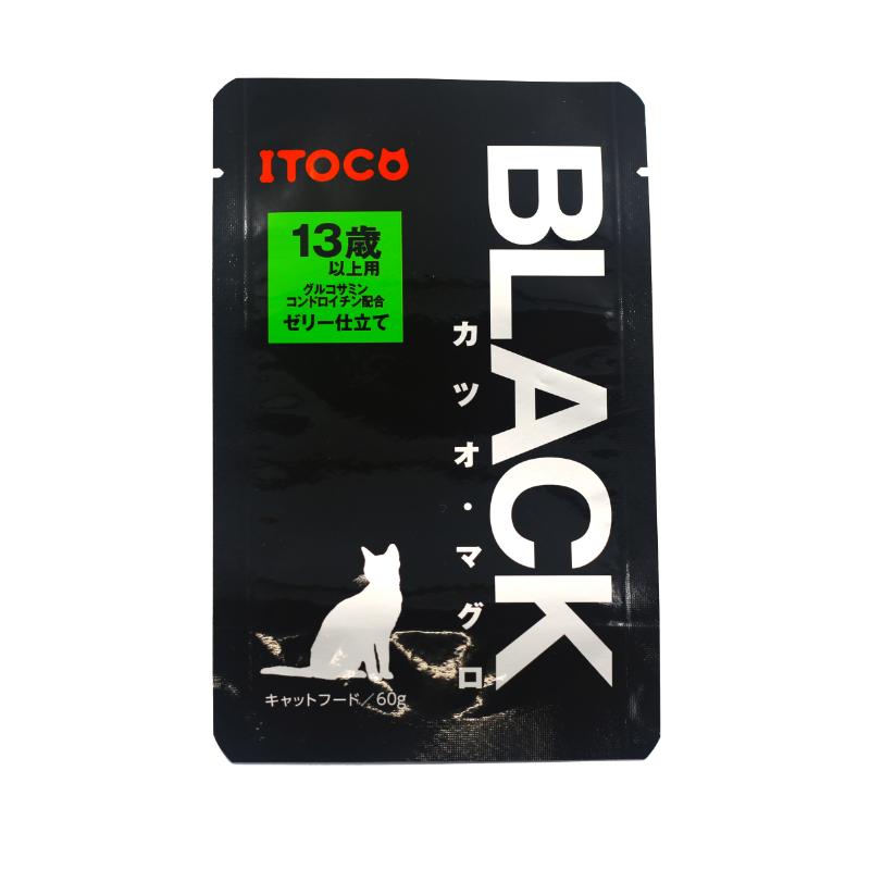 ［イトウ＆カンパニーリミテッド］BLACK カツオ・マグロ 13歳以上用ゼリー仕立て 60g