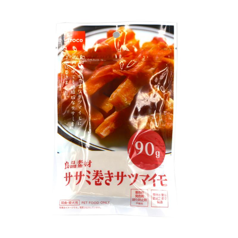 ［イトウ＆カンパニーリミテッド］良品素材 ササミ巻きサツマイモ 90g