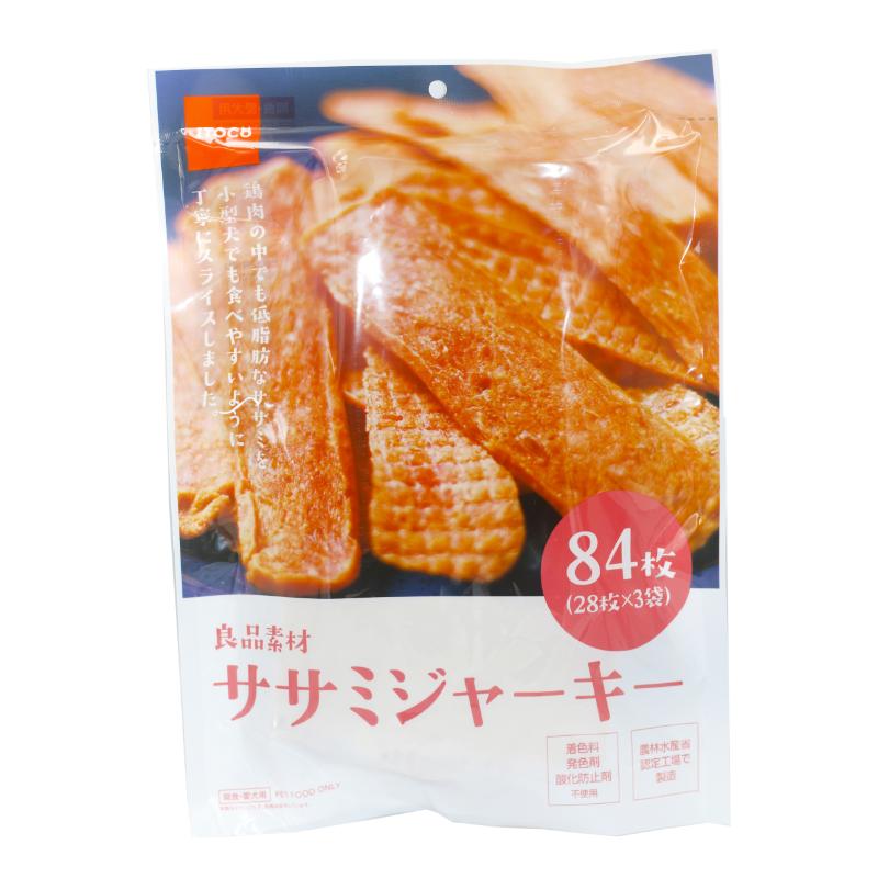 [イトウ&カンパニーリミテッド]良品素材 ササミジャーキー 84枚