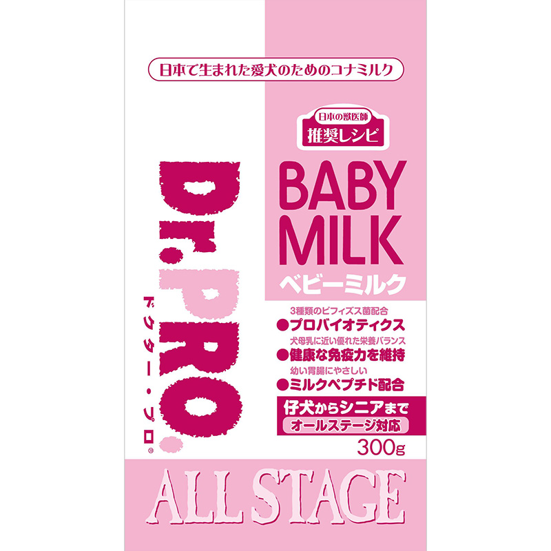 [ニチドウ] Dr.PRO ベビーミルク 犬用 300g ●通販サイト掲載販売不可