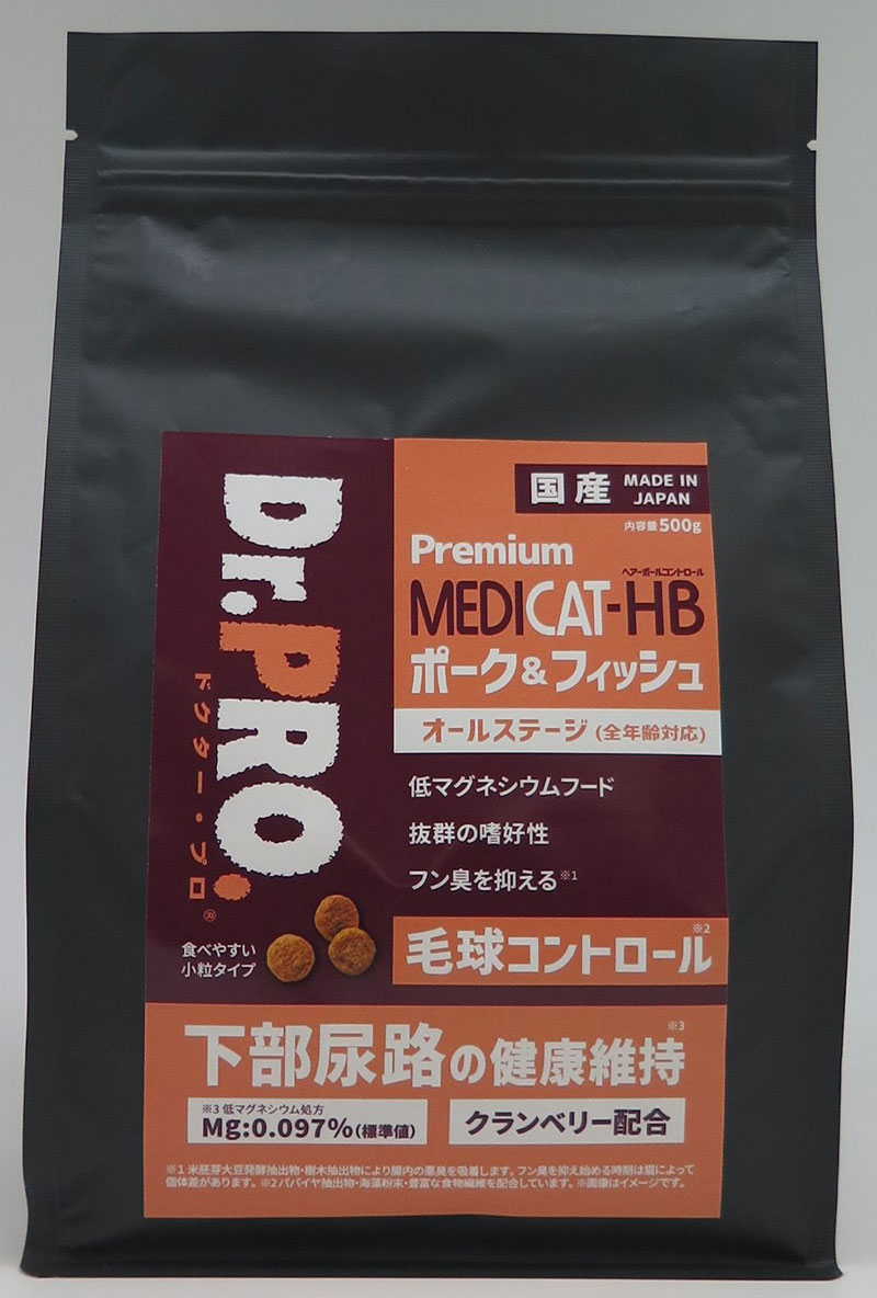 [ニチドウ] Dr.PRO. キャット ポーク&フィッシュ 500g ●通販サイト掲載販売不可