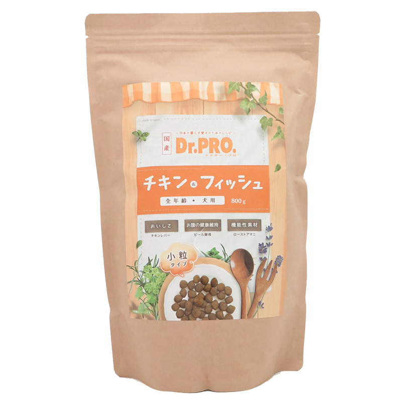 ［ニチドウ］Dr.PRO.チキン＆フィッシュオールステージ 800g ●通販サイト掲載販売不可