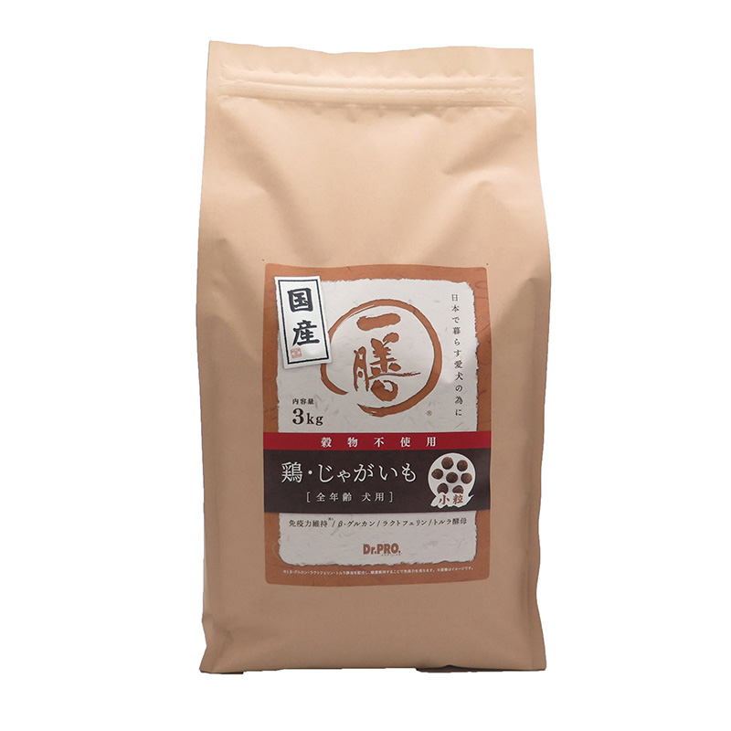 ［ニチドウ］Dr.PRO一膳 鶏･じゃがいも 3kg ●通販サイト掲載販売不可＜専門店商材＞