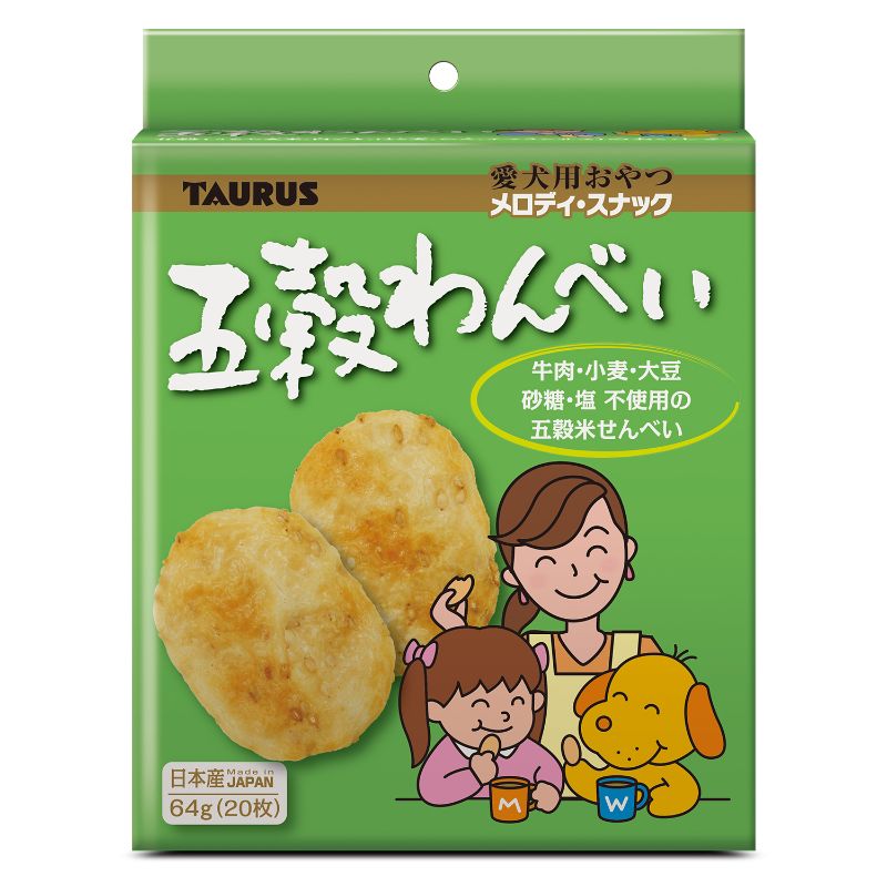 [トーラス] メロディ・スナック 五穀わんべい 64g