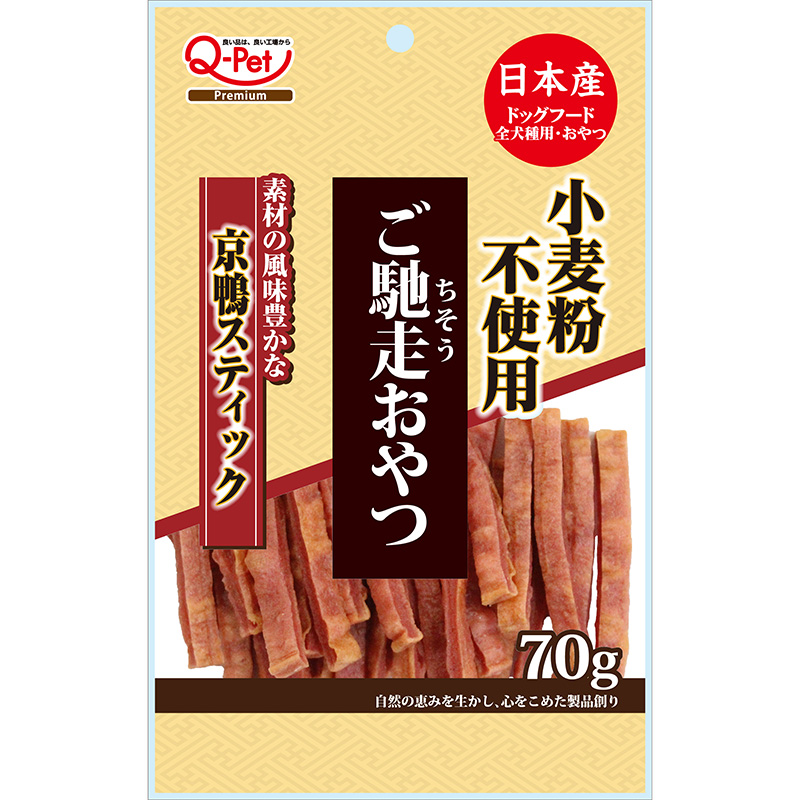 ［九州ペットフード］ご馳走おやつ京鴨スティック70g