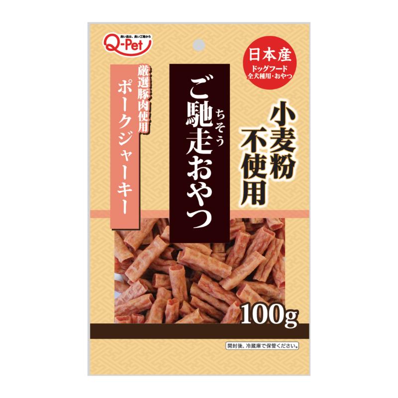 ［九州ペットフード］ご馳走おやつ ポークジャーキー 100g