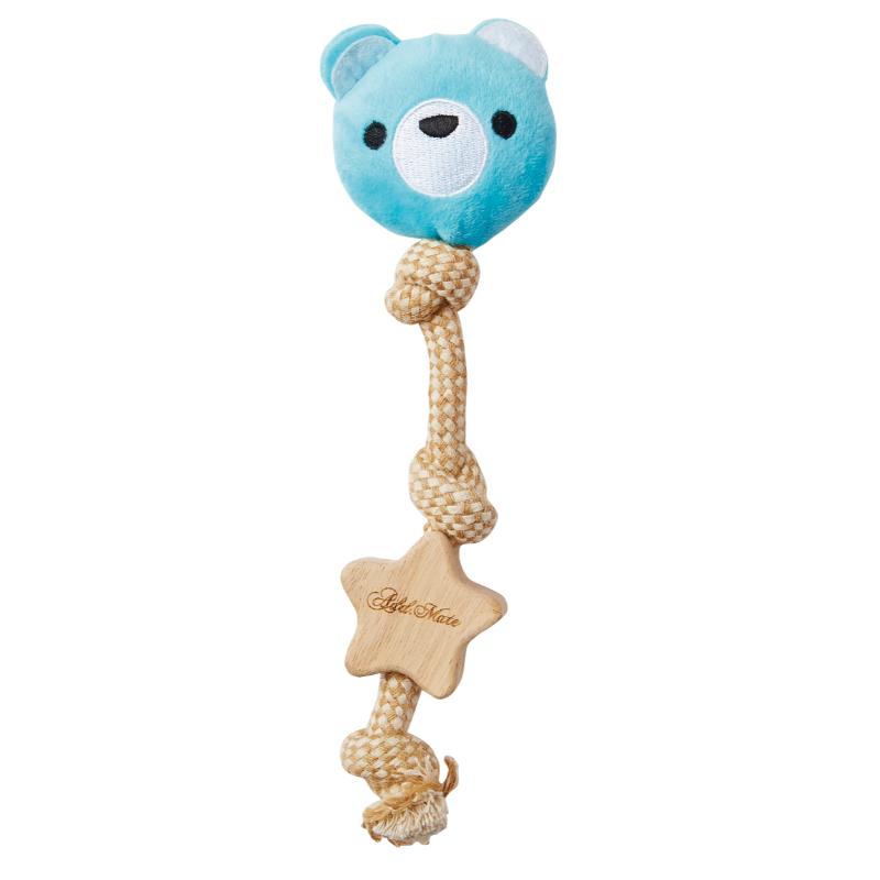 ［ペティオアドメイト(直送)］Natural Floss ウッディロープアニマル くま