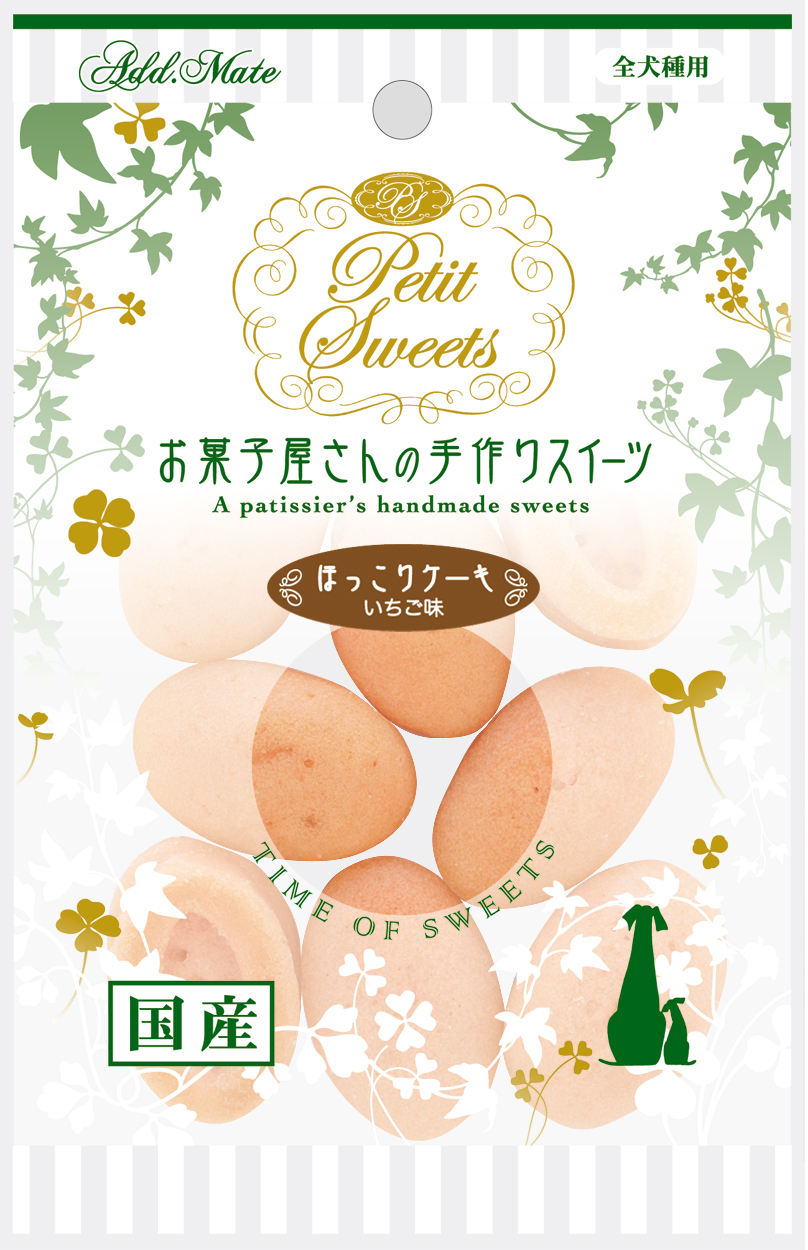 ［ペティオアドメイト(直送)］Petit Sweets ほっこりケーキ いちご味 8個入