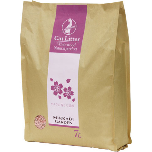 ［ペティオアドメイト(直送)］サクラの香りの猫砂 7L