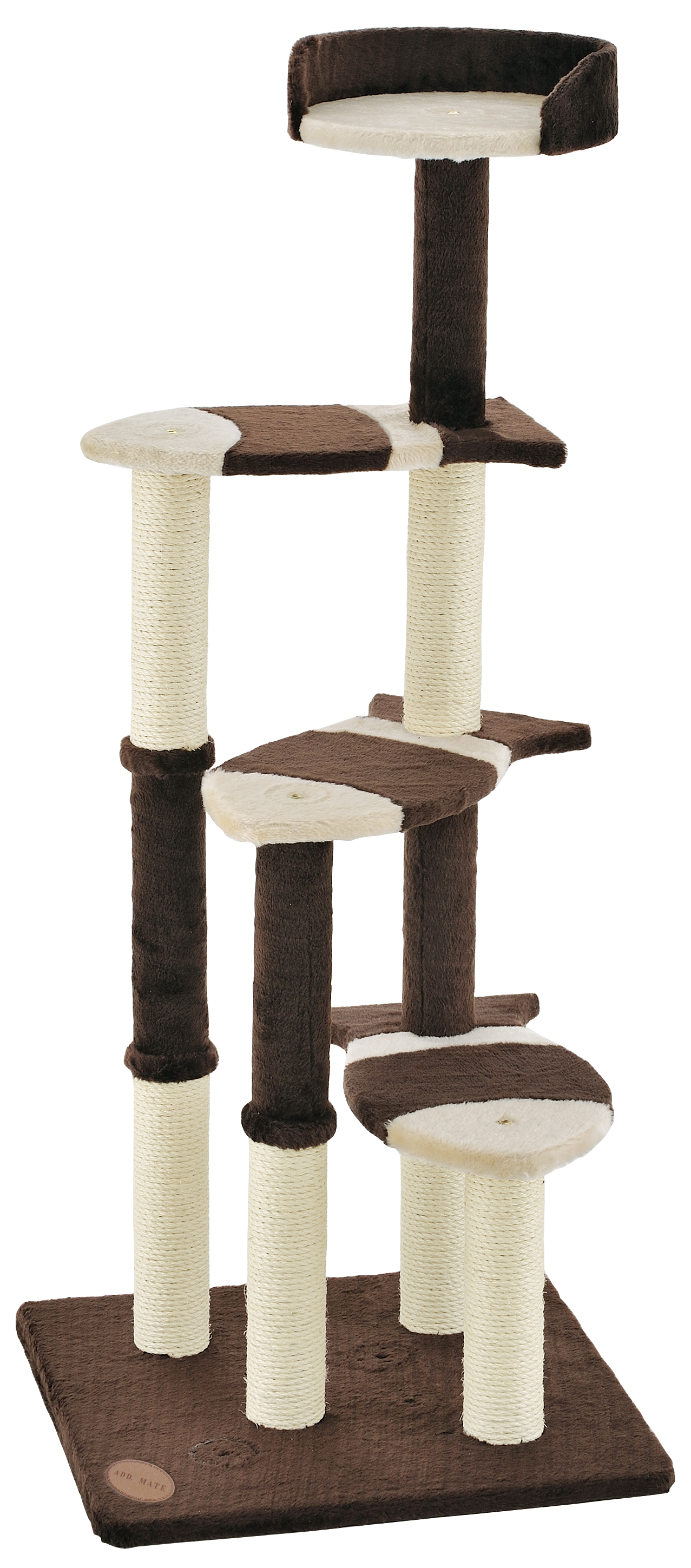 ［ペティオアドメイト(直送)］猫のおあそびポール お魚ファミリー ハイタイプ