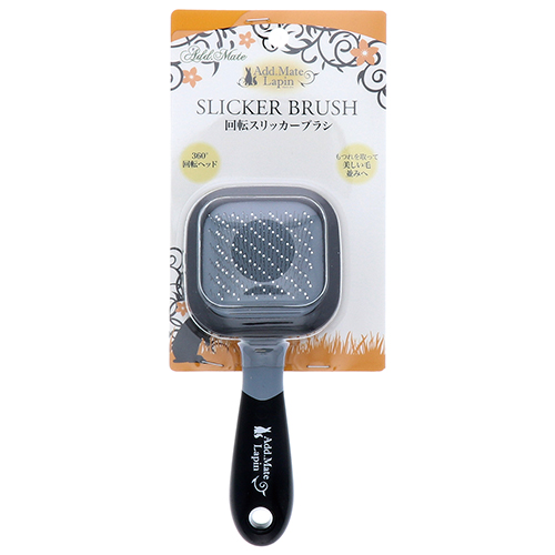 ［ペティオアドメイト(直送)］ラパン ラビット 回転スリッカーブラシ