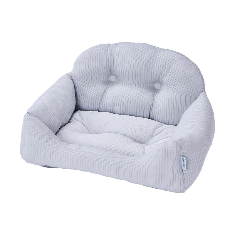 ［ペティオアドメイト］Cuna ひんやりカドラーソファーベッド ストーングレー