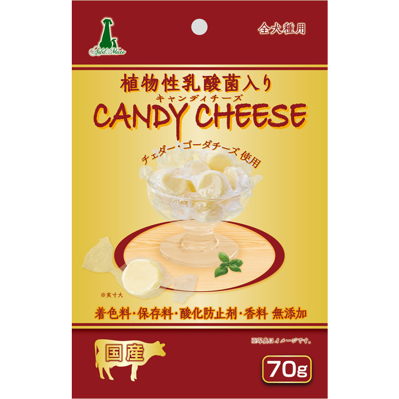 ［ペティオアドメイト(アウトレット直送)］キャンディチーズ 乳酸菌入り 70g ※賞味期限2027年1月まで ※メーカー直送在庫限り