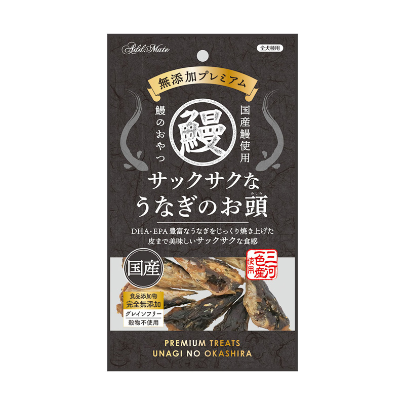 ［ペティオアドメイト］無添加プレミアムサックサクなうなぎのお頭 40g