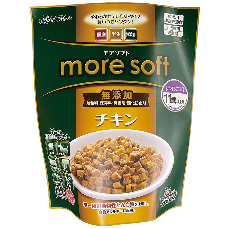 [ペティオアドメイト]  more soft チキンハイシニア 540g