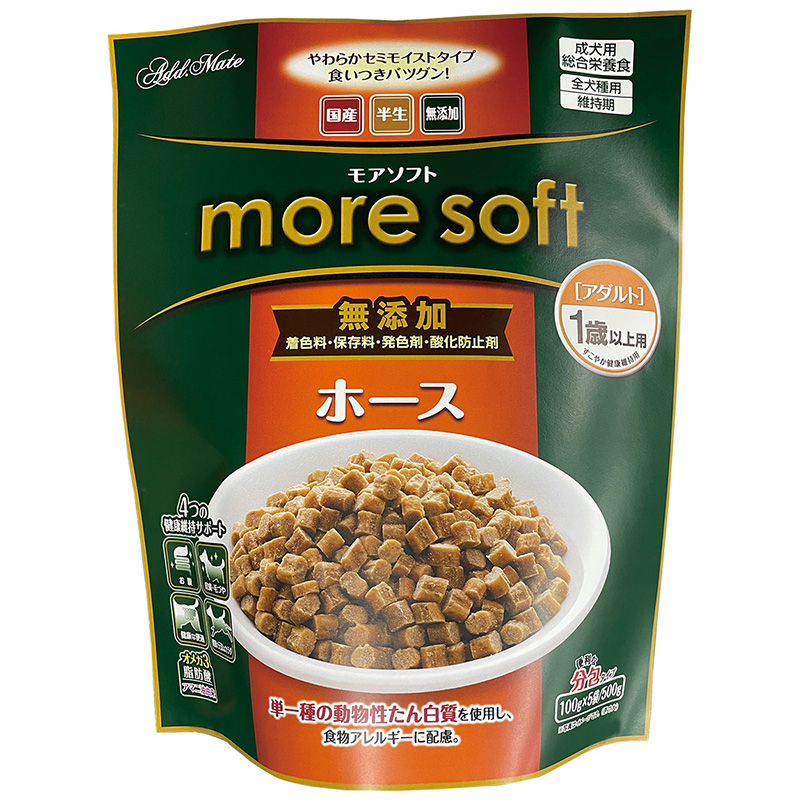 [ペティオアドメイト]  more soft ホースアダルト 500g