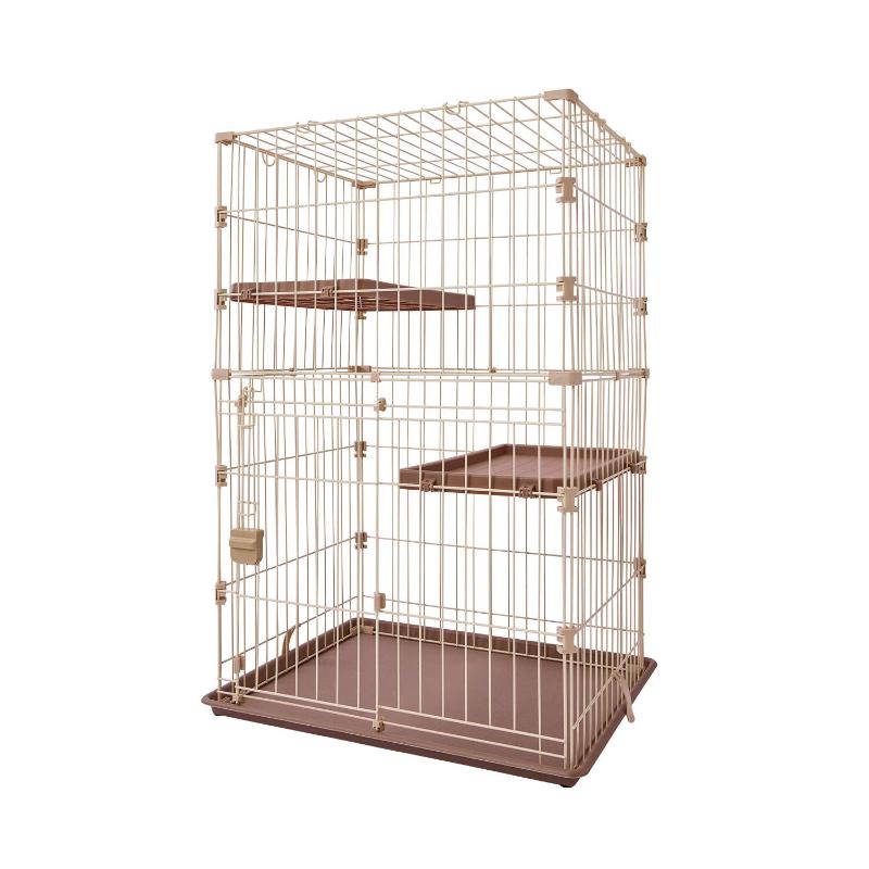 ［ペティオアドメイト(直送)］ベーシックキャットケージ ナチュラル ※メーカー直送 ※発注単位・最低発注数量(納価合計：税抜５万円以上)にご注意下さい【11月特価】