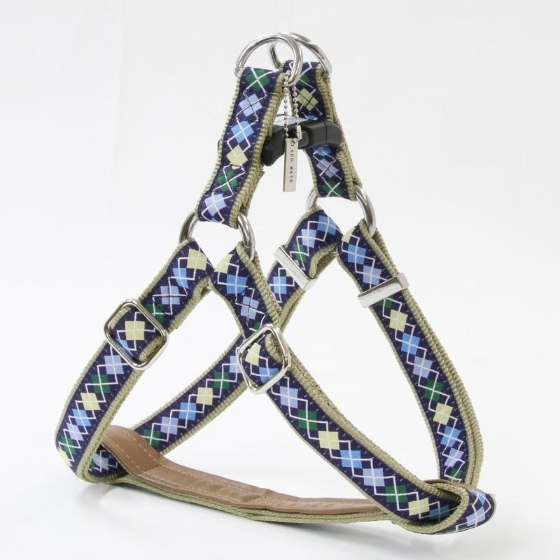 ［ペティオアドメイト(直送)］アーガイルハーネス L ブルー