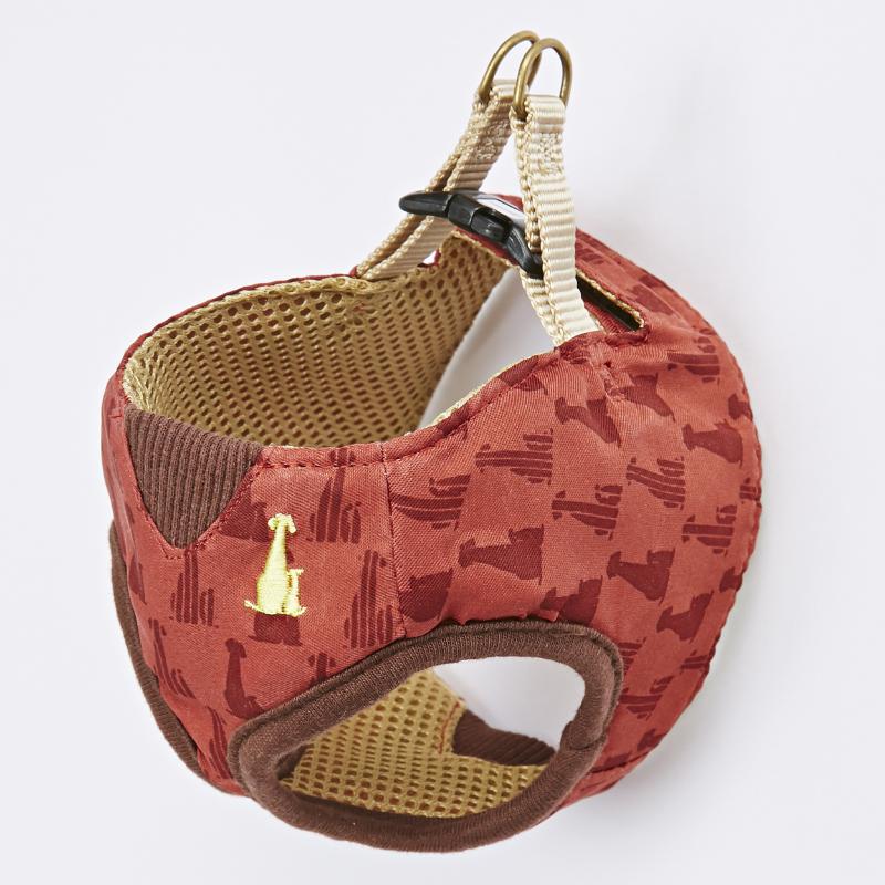 ［ペティオアドメイト(直送)］シンボルベストハーネス SS ボルドー