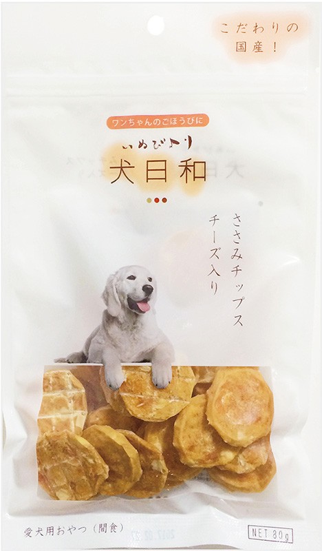 わんわん 犬日和おやつ ささみチップス チーズ入り 80g ペット用品の仕入は Petポチッと で
