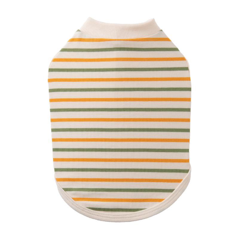 ［ベリー］BCT ボーダーズクラブ タンクトップ グリーン＆オレンジ 11号