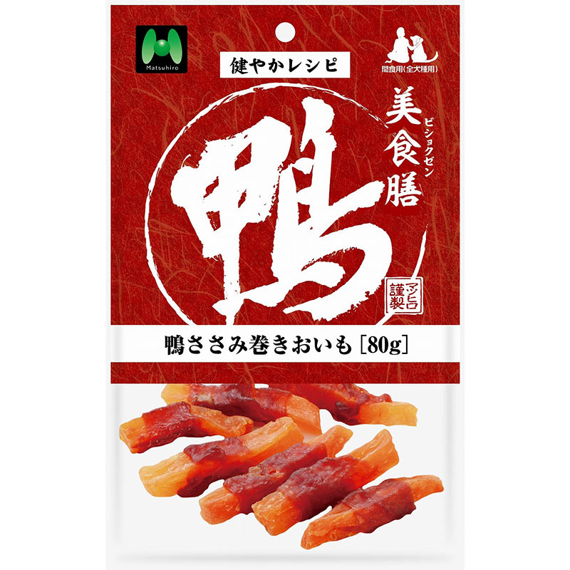 ［マツヒロ］美食膳 鴨ささみ巻きおいも 80g