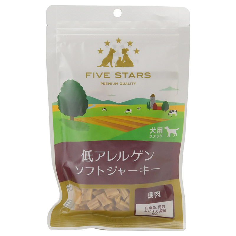 ヴォイス] 低アレルゲンソフトジャーキー 馬肉 80g | ペットフード・ペット用品の卸売・仕入はPETポチッと ラブリー・ペット商事