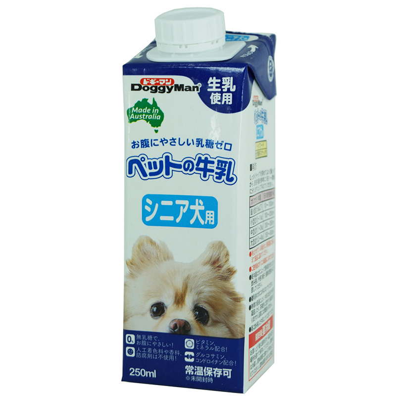 [ドギーマンハヤシ] ペットの牛乳 シニア犬用 250ml