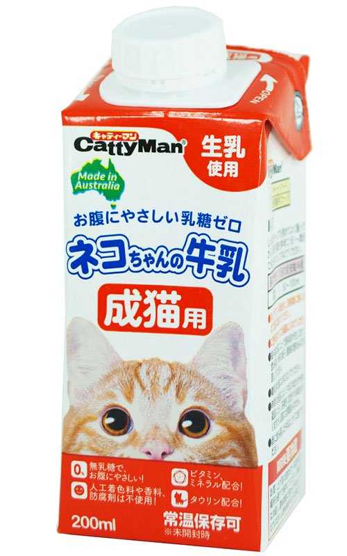[ドギーマンハヤシ] ネコちゃんの牛乳 成猫用 200ml