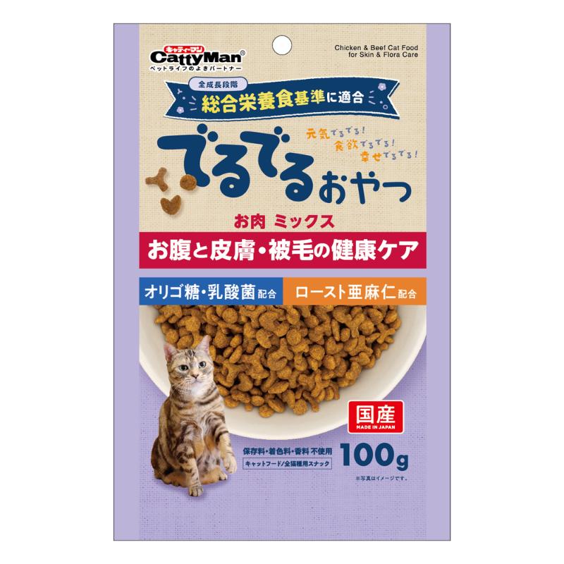 ［ドギーマンハヤシ］でるでるおやつ お腹と皮膚・被毛の健康ケア 100g