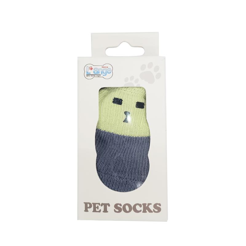 ［アライブ］DOG SOCKS カラフルフェイス S