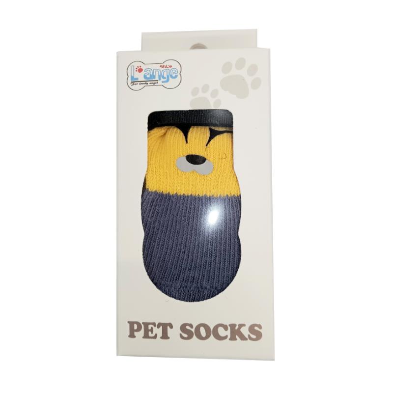 ［アライブ］DOG SOCKS カラフルフェイス M