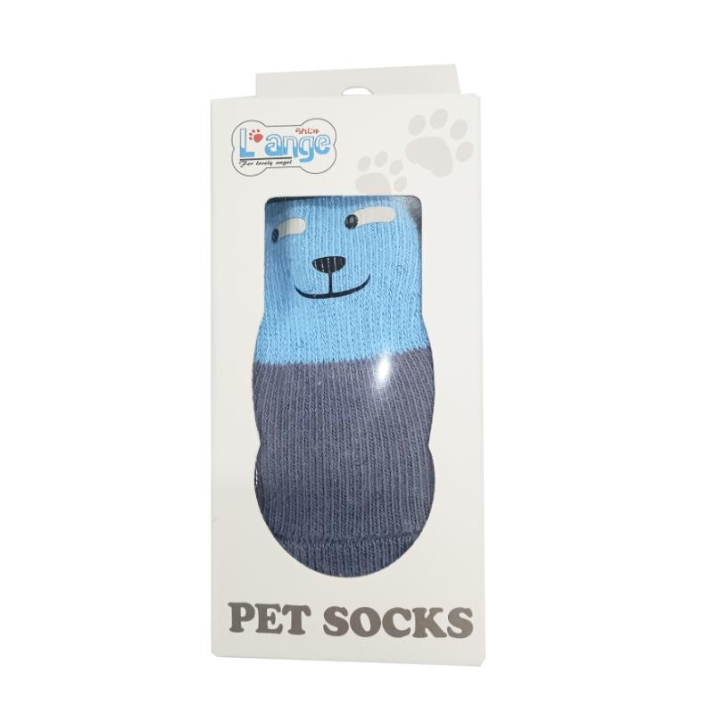 ［アライブ］DOG SOCKS カラフルフェイス L